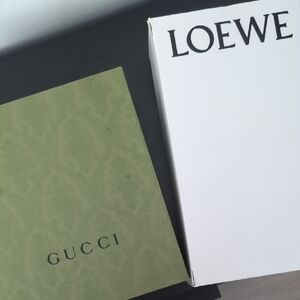 Gucci Green Box and Loewe White Box